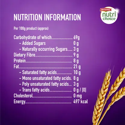 Britannia NutriChoice 92 g – High Fibre Digestive Biscuits, No Maida, No Added Sugar image 6