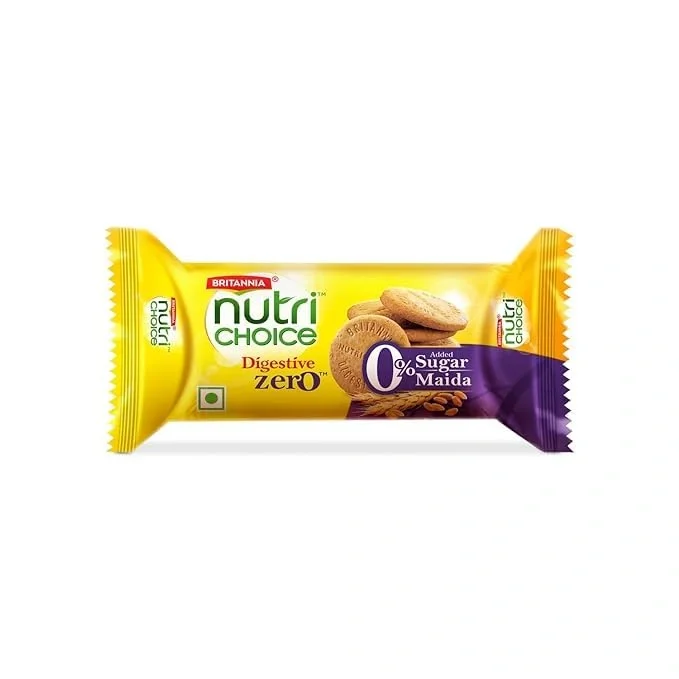 Britannia NutriChoice Digestive High Fibre biscuits, zero maida and zero added sugar