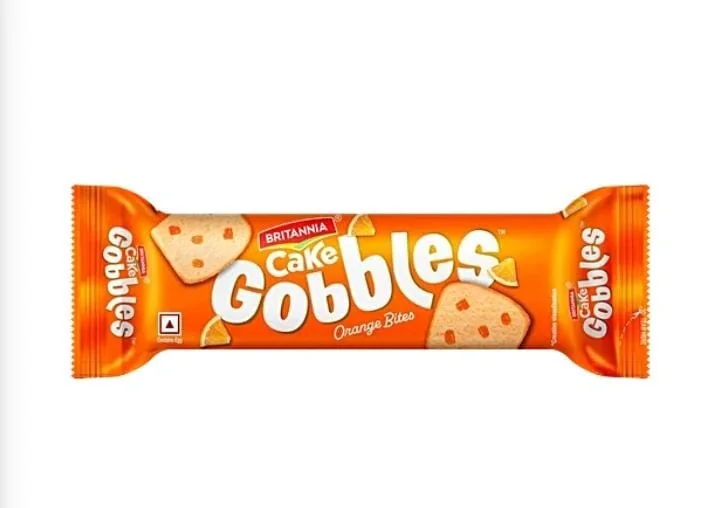 Britannia Orange Bites Gobbles Cake, 45 g