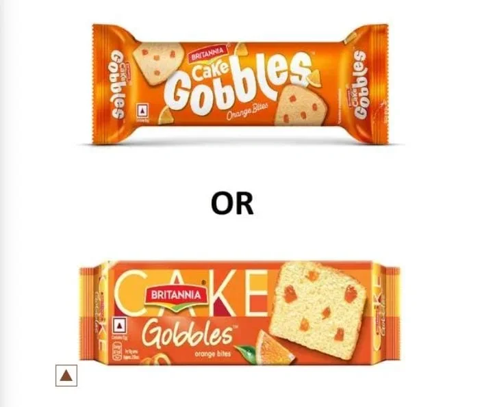  Britannia Orange Bites Gobbles Cake, 45 g image 3