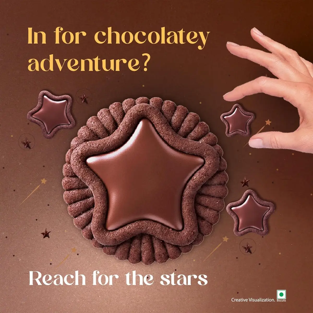  Britannia Pure Magic Choco Stars, Chunky Chocolate Topped Cookie,69 g/68.9 g(weight may vary) image 6