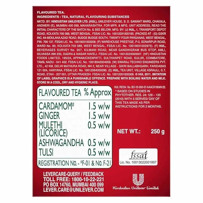 Brooke Bond Red Label Natural Care Tea – 250g | Premium Black Tea image 6