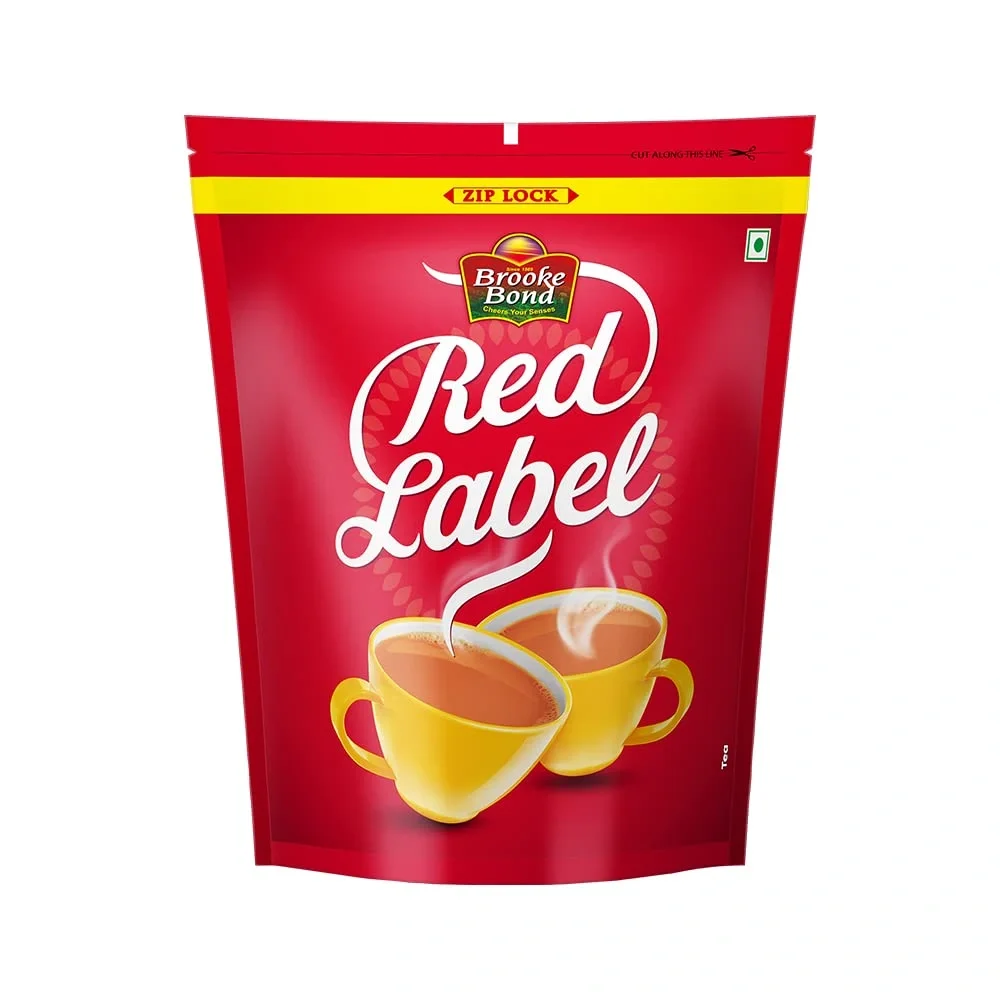 Brooke Bond Red Label Tea 1 kg Pack, Strong Chai from the Best Chosen Leaves