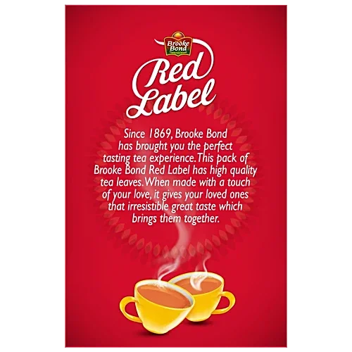 Brooke Bond Red Label Tea – 500g Carton | Strong & Aromatic Black Tea image 2