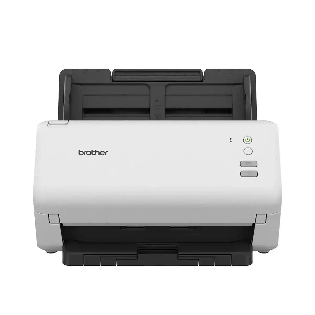 Brother ADS-3100 high-speed desktop scanner. 40 PPM, duplex, color, A4, USB. Ideal for fast document digitization.