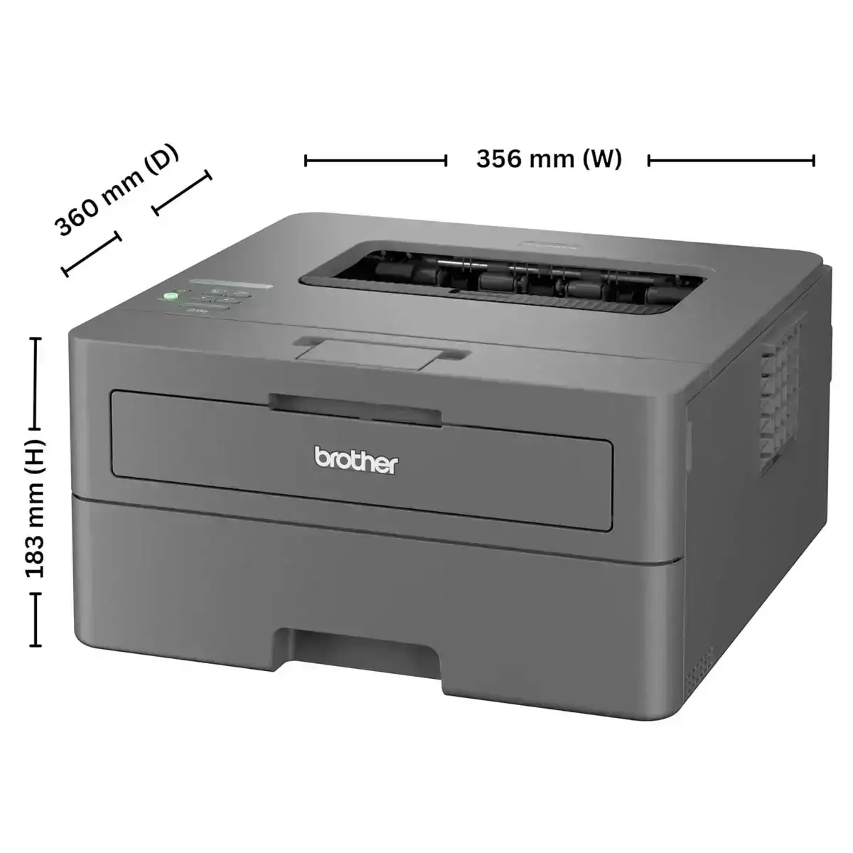 Brother DCP-L2440DW A4 Single Function Laserjet Printer | 30 PPM | 64 MB | USB 2.0, Ethernet, Wireless or Wi-Fi | Automatic Duplex | 1 Year Warrany image 2