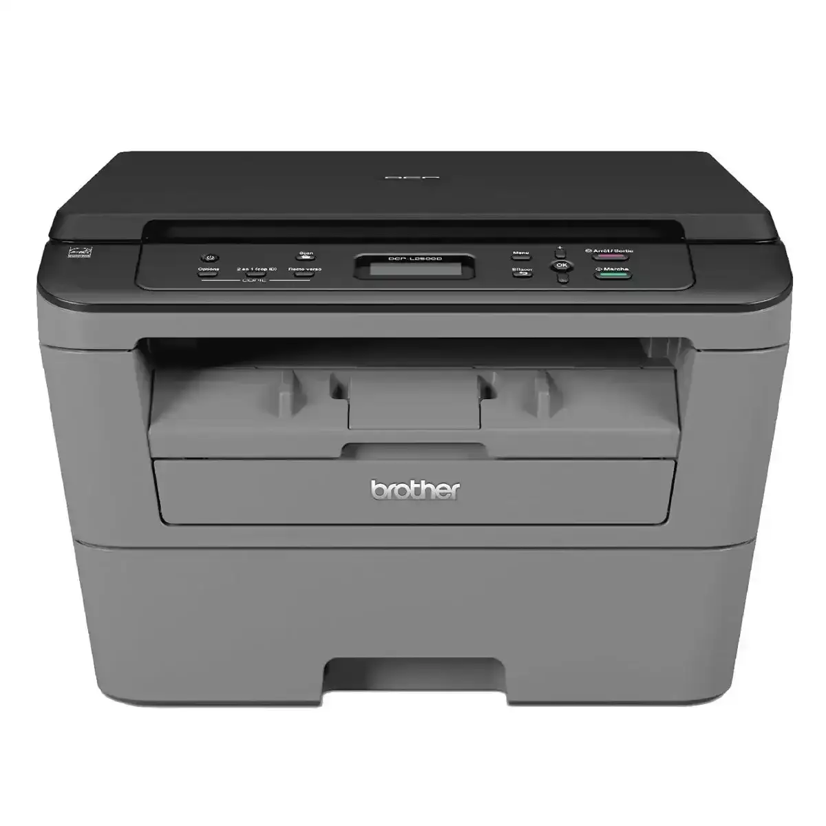 Brother DCP-L2520D laser printer with duplex printing, USB. Multifunction printer for office or home use.