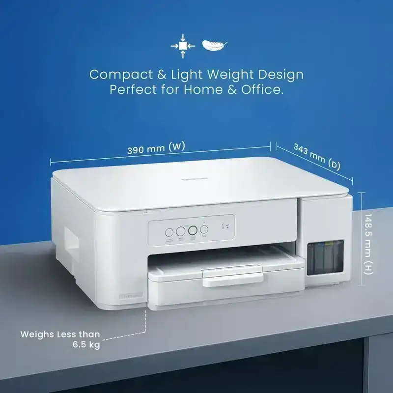 Brother DCP-T236 A4 Colour A4 Multifunction Printer | up to 16 ipm (Black)/ 9 ipm (Colour) | USB 2.0 | 64 MB | Print, Scan, Copy | Free Installation | 1 Year warranty image 4