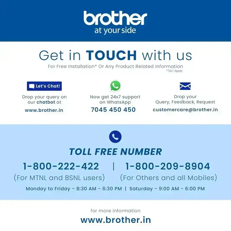 Brother DCP-T426W Inkjet A4 Color Multifunction Printer | 8 PPM (Black)/ 5 PPM (Colour) | 64 MB | Print, Scan, Copy | USB 2.0, Wiresless or Wi-Fi | Free Installation | 1 Year Warranty image 6