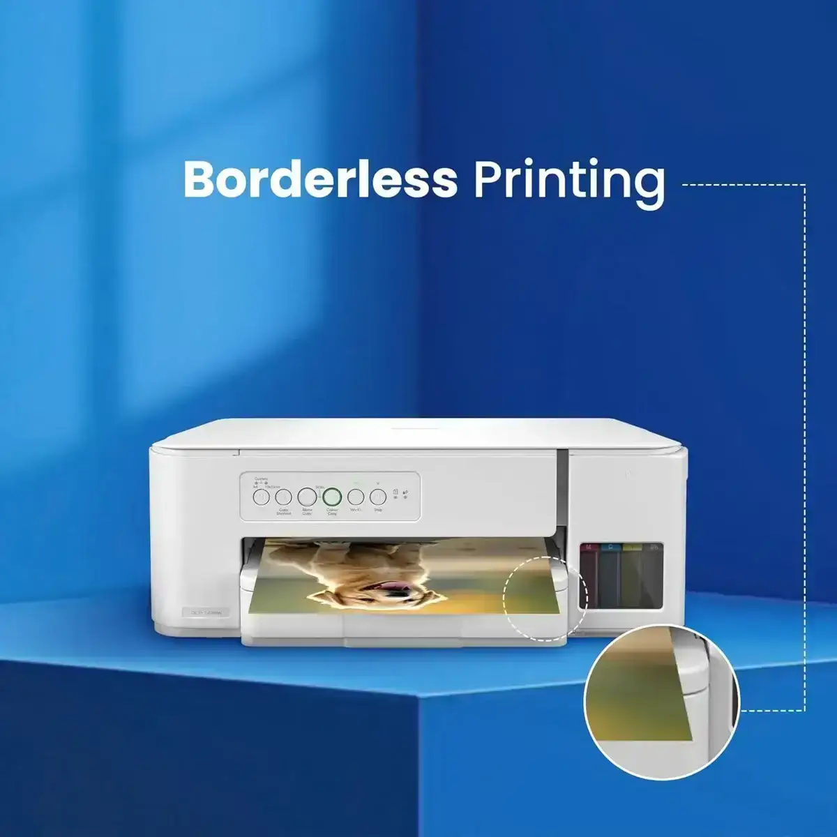 Brother DCP-T436W A4 Inkjet Multifunction Printer | 26 PPM (Black)/ 11 PPM (Colour) | 128 MB | Print, Scan, Copy | USB 2.0, Wireless or WiFi |Free Installation | 1 Year Warranty image 3