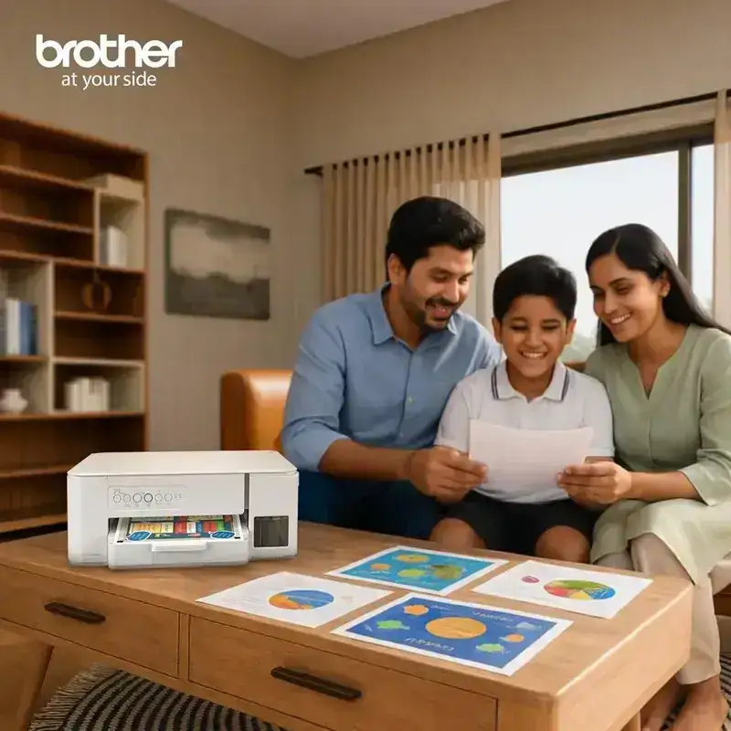 Brother DCP-T436W A4 Inkjet Multifunction Printer | 26 PPM (Black)/ 11 PPM (Colour) | 128 MB | Print, Scan, Copy | USB 2.0, Wireless or WiFi |Free Installation | 1 Year Warranty image 7