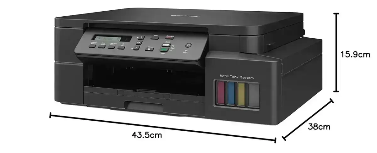 Brother DCP-T525W Inkjet A4 Colour Multifunction Printer | 8 PPM (Black)/ 5 PPM (Colour) | 128 MB | Print, Scan, Copy |USB 2.0, Wireless or Wi-Fi | Free Installation | 1 Year Warranty image 8