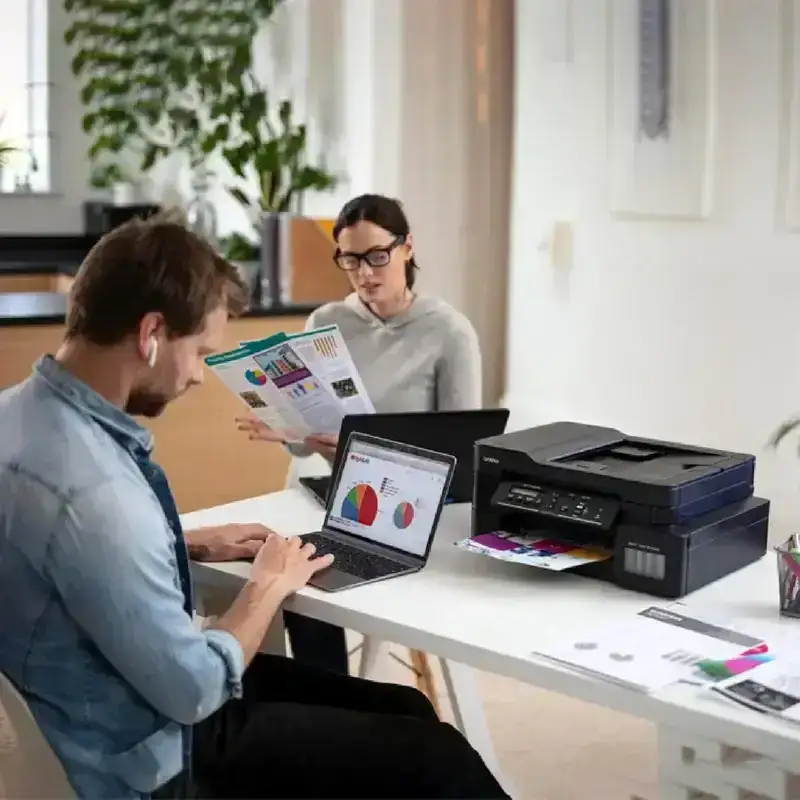 Brother DCP-T820DW A4 Multifunction Colour Inkjet Printer | 8 PPM (Black)/ 8 PPM (Colour) | 128 MB | Print, Copy, Scan, ADF | USB 2.0, Ethernet, Wireless or Wi-Fi | Automatic Duplex | Free Installation | 1 Year Warranty image 7