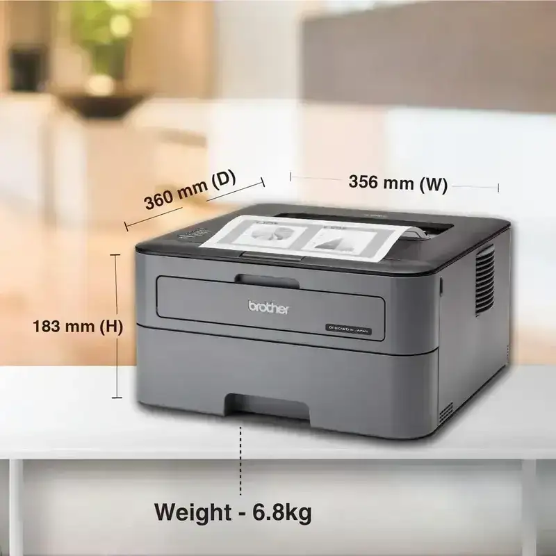 Brother HL-L2321D Single Function Laserjet Printer | 30 PPM | 8 MB | USB 2.0 | Automatic Duplex | A4 Single Function Printer | 1 Year Warranty  image 4