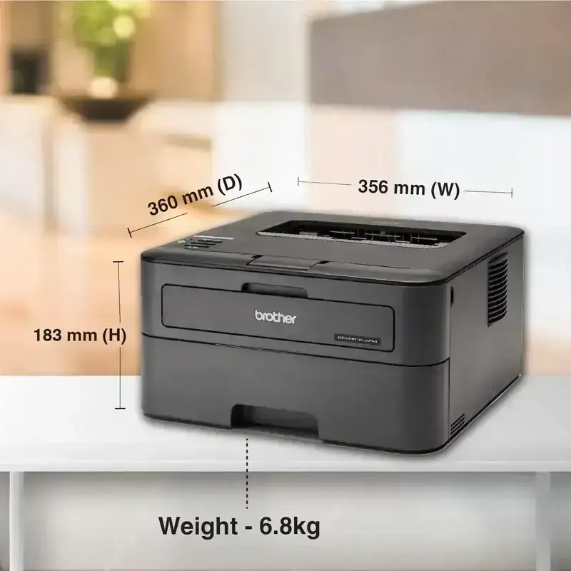 Brother HL-L2366DW A4 Laserjet Single Function Printer | 30 PPM | 32 MB | Automatic Duplex | USB 2.0 | Ethernet | Wireless or Wi-Fi | Free Installation |1 Year Warranty image 3