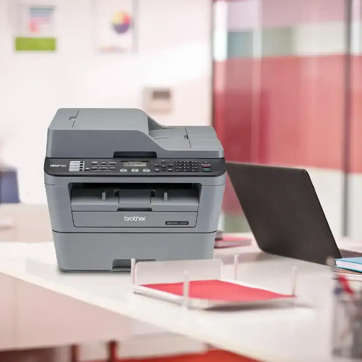 Brother MFC L2701D Multi-Function Monochrome Laser Printer | 30 PPM | 32 MB | USB 2.0 | Automatic Duplex | A4 Multifunction Printer | 1 Year Warranty image 4