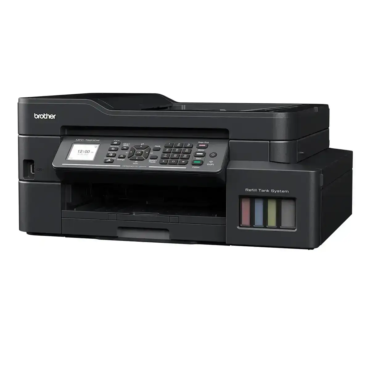 Brother MFC-T920DW Colour inkjet All in One A4 Printer | 8 PPM (Black) / 8 PPM (Colour) | 128 MB | Automatic Duplex | Print, Scan, Copy, ADF, Fax | USB 2.0, Ethernet, Wireless or Wi-Fi | 1 Year warranty image 2