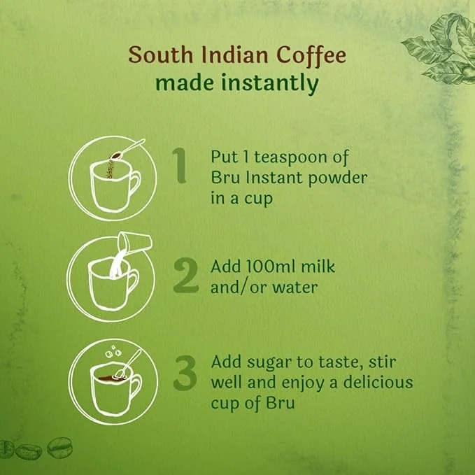 Bru Instant | Aromatic Coffee From South Indian Plantations, 40gm image 7