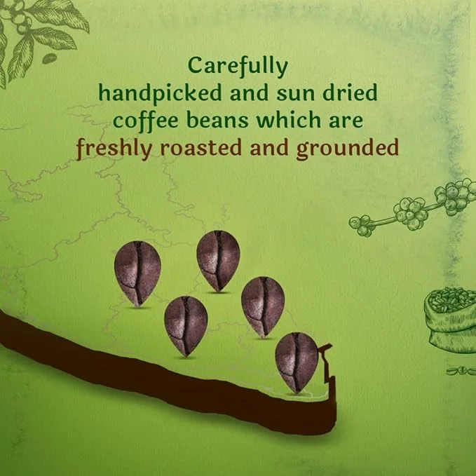 Bru Instant with Freshly Roasted Coffee Beans, 75gm image 6