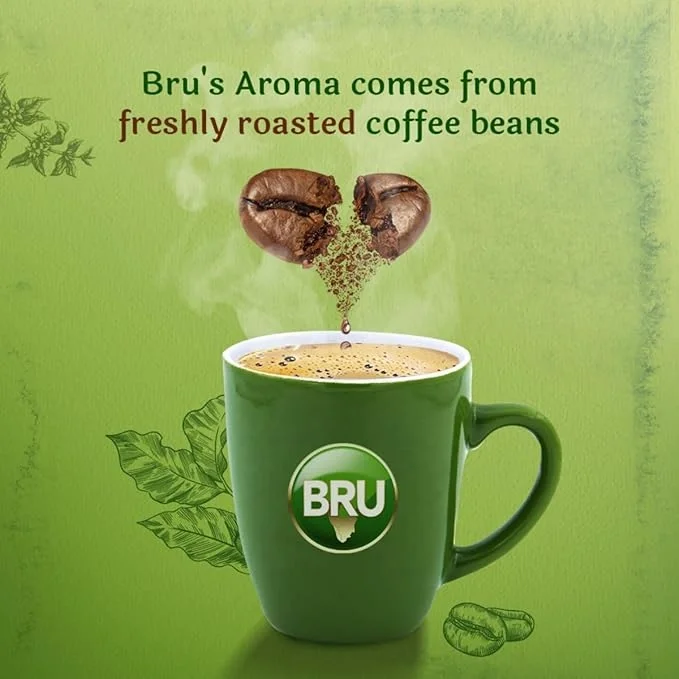 Bru Instant with Freshly Roasted Coffee Beans, 75gm image 5