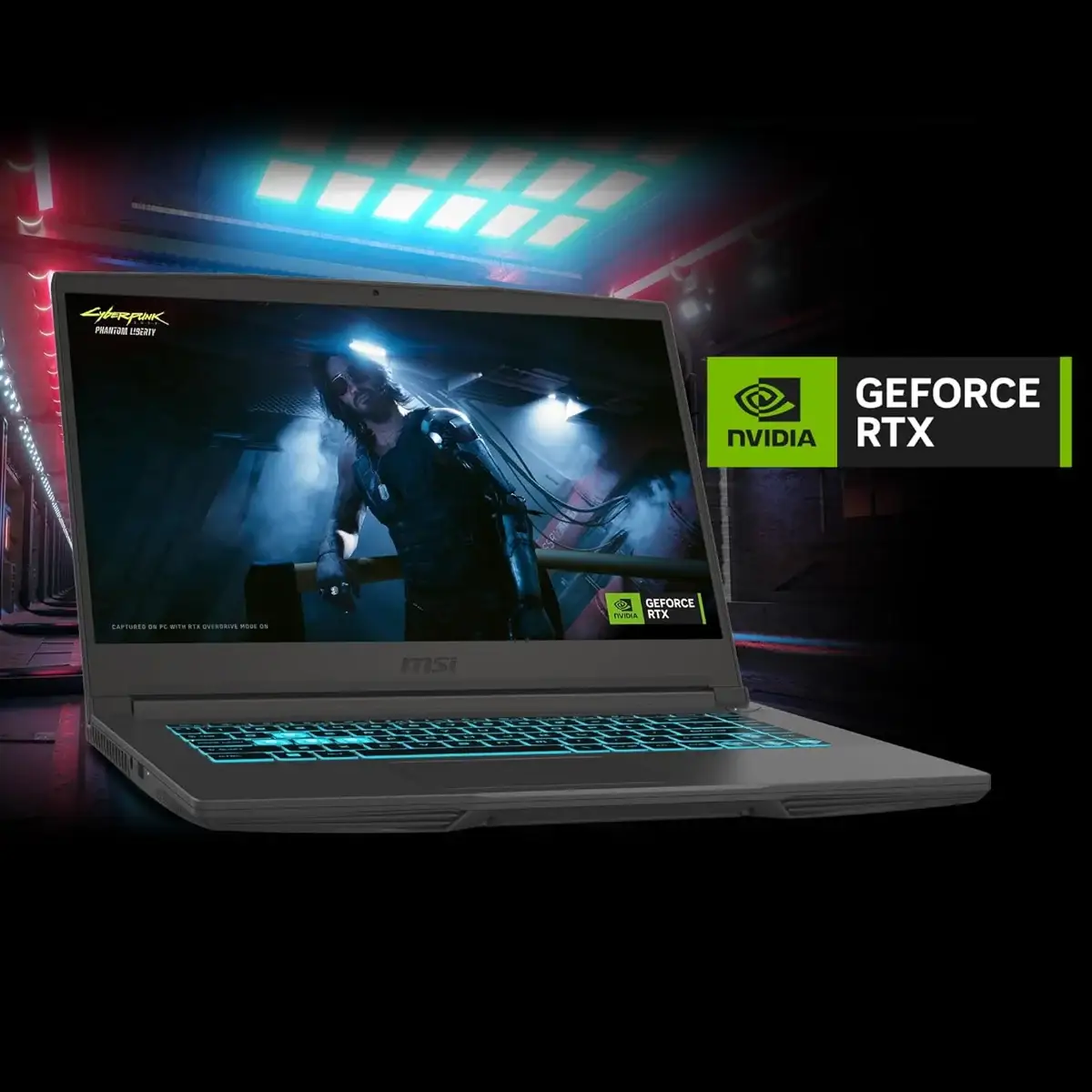 MSI Thin 15, AMD Ryzen 7-7735HS, 16GB 3200 MHz DDR4 RAM or Memory, 1TB NVMe SSD, NVIDIA GeForce RTX 3050 DDR6 4GB, 15.6" FHD(1920x1080), 144Hz Refresh Rate, IPS-Level, Windows 11 Home, MS Office 2024+M36, Cosmos Gray, 1.86 Kg, B7UC-610IN, 2 Year Warranty image 5