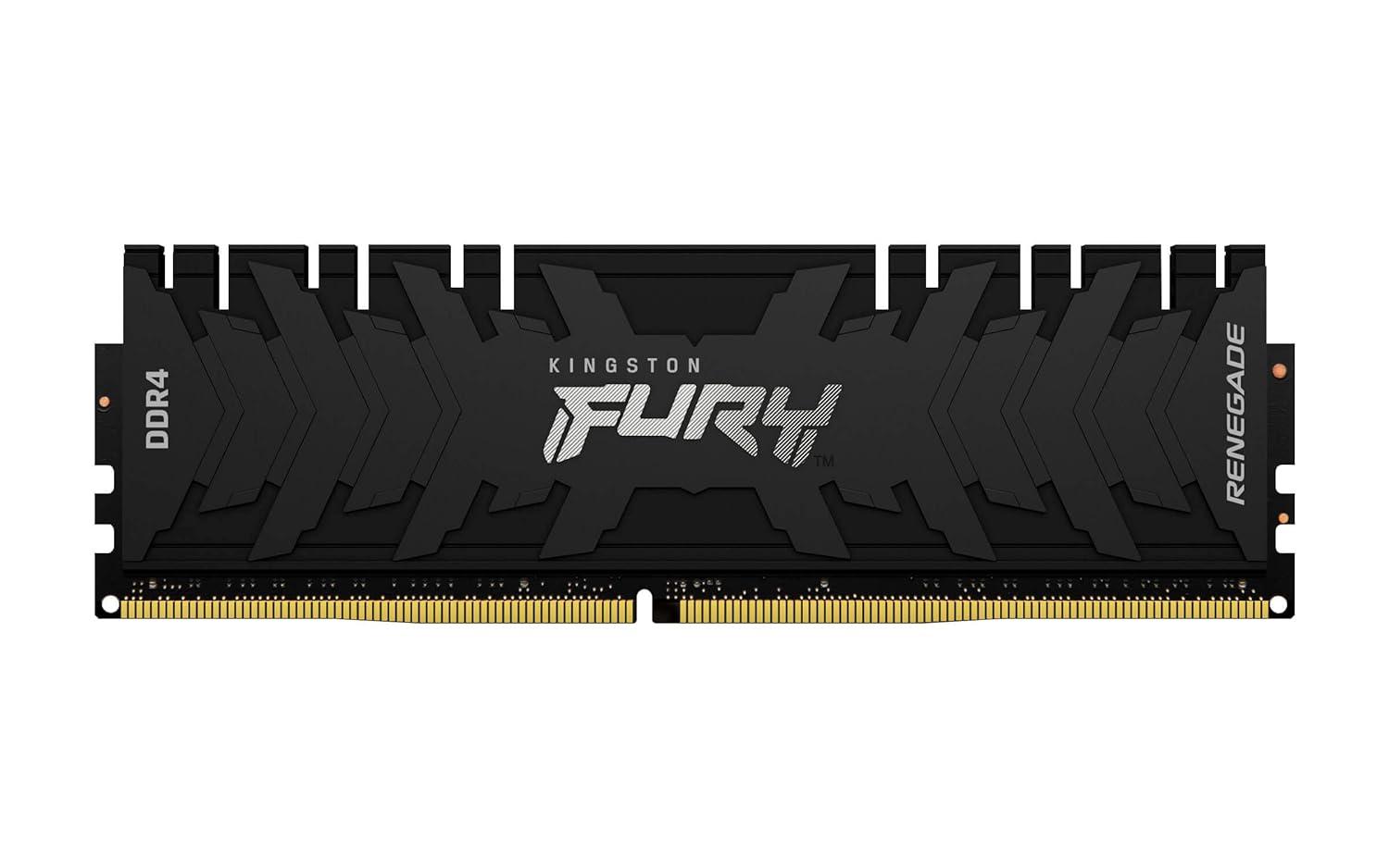 Kingston Fury Beast 8GB 3600MHz DDR4, Desktop RAM / Memory, CL16 DIMM, Black, Renegade RGB KF436C16RBA/8, 10 Year Warranty image 2