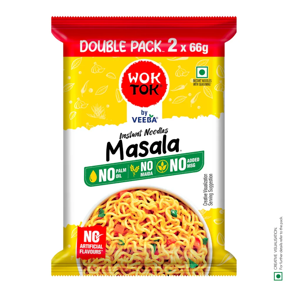 Wok Tok by Veeba Masala Instant Noodles, 132gm