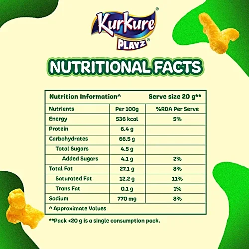  Kurkure Yummy Cheese Puffcorn Namkeen, 58g image 4