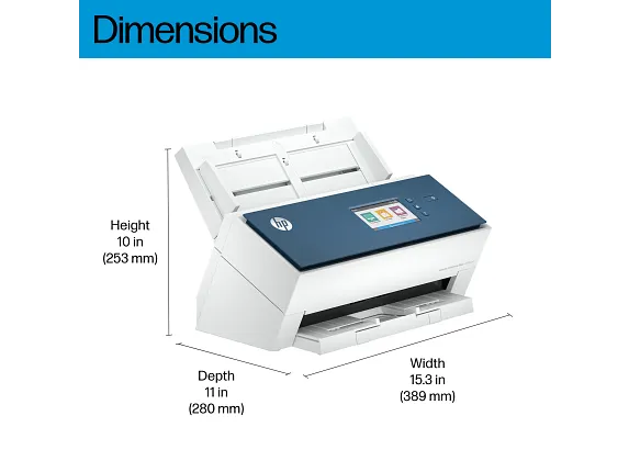 HP ScanJet Enterprise Flow N9000 sn1 High-Speed Network Document Scanner, 1 Year Warranty  image 2