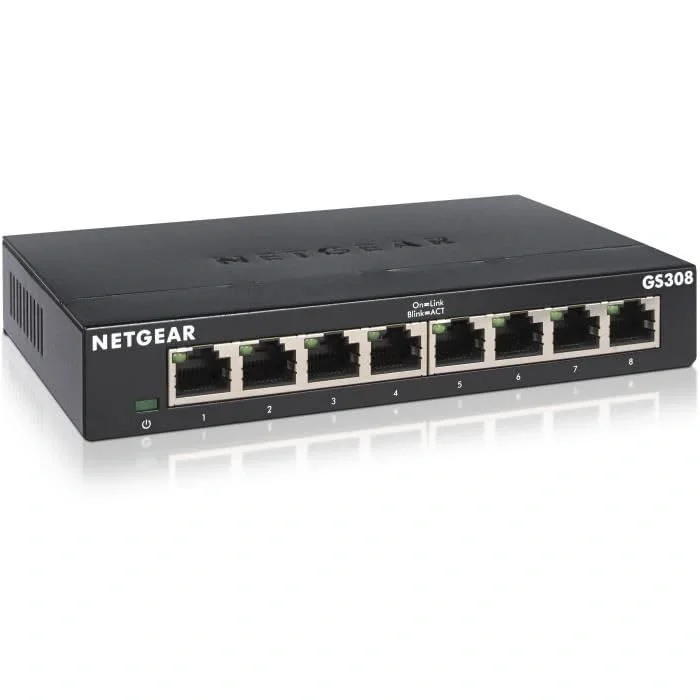 NETGEAR GS308 8-Port Gigabit Ethernet Switch | Unmanaged Desktop Plug & Play Network Switch image 4