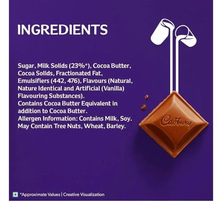  Cadbury Dairy Milk Chocolate Bar, 20.2 g image 9
