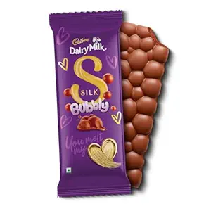 Cadbury Dairy Milk Silk Bubbly Valentine's Gift Pack Chocolate Bar, 46g