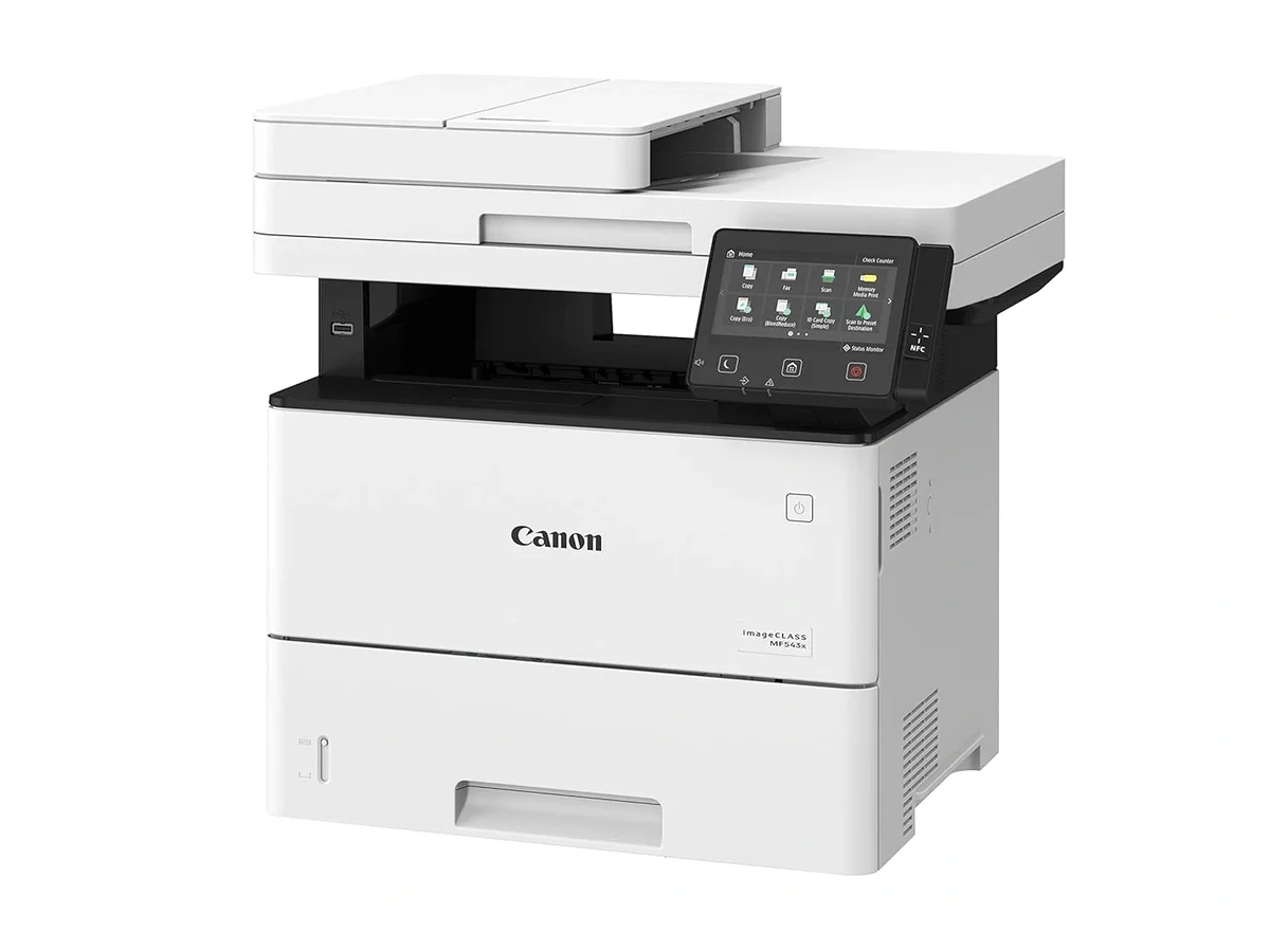 Canon imageCLASS MF543X, 43 PPM, WiFi Multi Function Laser Monochrome Printer with FAX image 2