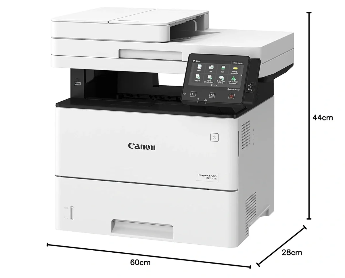 Canon imageCLASS MF543X, 43 PPM, WiFi Multi Function Laser Monochrome Printer with FAX image 3