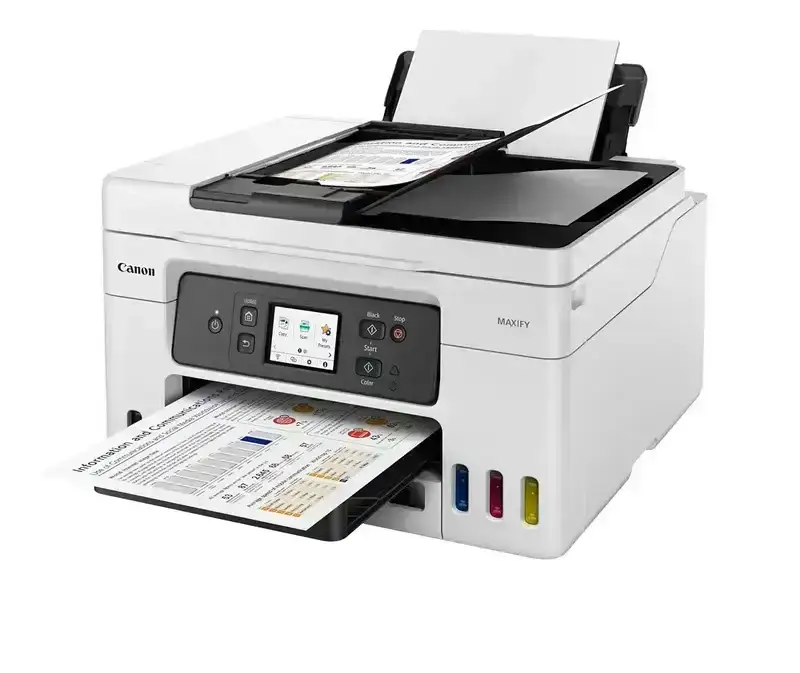 Canon MAXIFY GX4070 A4 Ink Tank Colour Multifunction Printer | 18 IPM (Black), 13 IPM (Color) | USB 2.0, Ethernet, Wireless or Wi-Fi | Print, Scan, Copy, Fax & ADF | 1 Year Warranty image 4