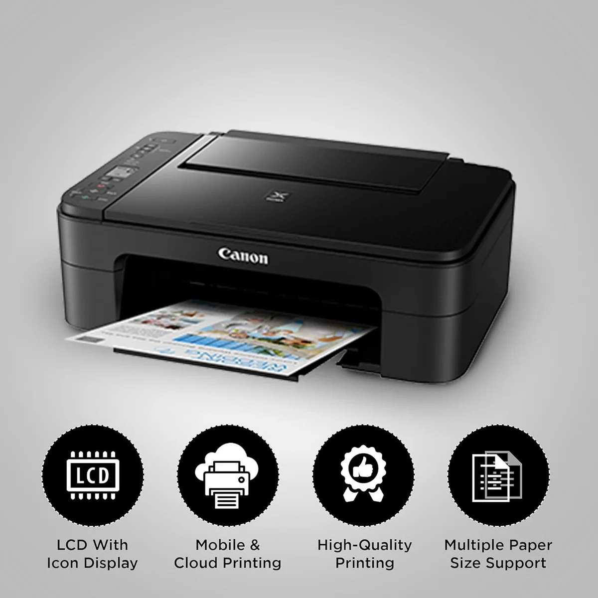 Canon PIXMA E3370 All-in-One Wireless Ink Efficient Color Printer  image 6