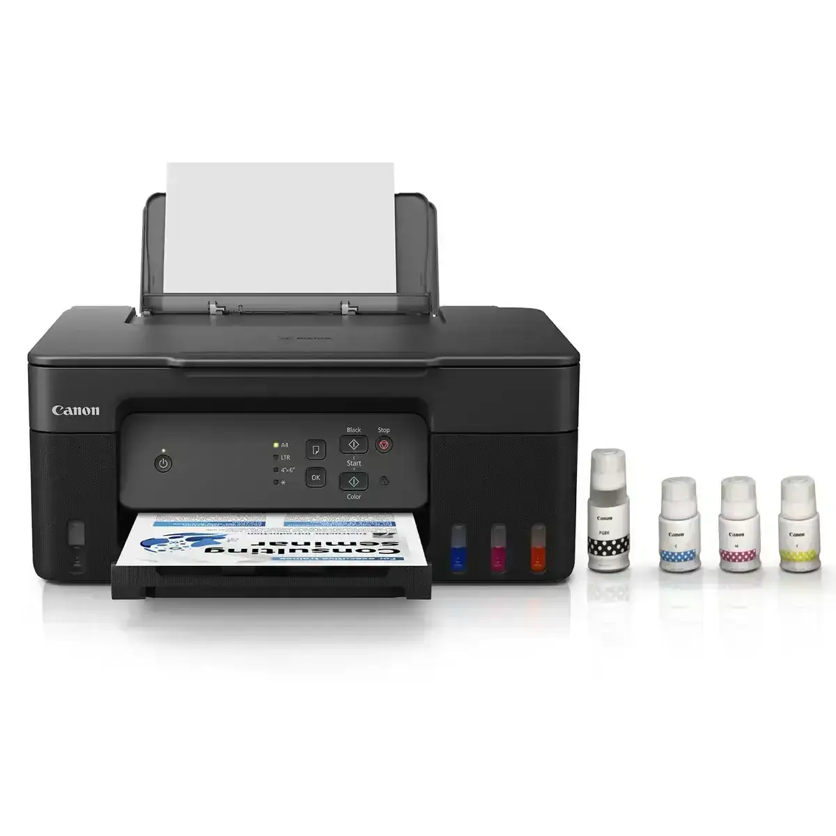 Canon PIXMA MegaTank G2730 A4 Ink Tank Colour Multifunction Printer |  11 / 6 IPM (Black/Colour) | USB 2.0 | Print, Scan, Copy | 2 Years Standard Warranty image 2