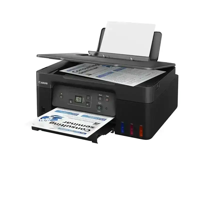 Canon PIXMA MegaTank G2770 A4 Ink-Tank Colour Multifunction Printer | 11 / 6 IPM (Black / Colour) | USB 2.0 | Print, Scan, Copy | 2 Years Standard Warranty image 2