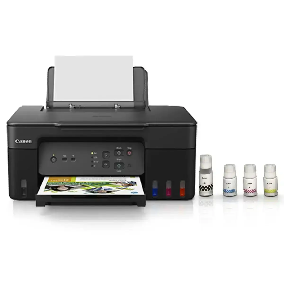 Canon PIXMA MegaTank G3730 A4 Ink Tank Colour Multifunction Printer | 11 / 6 IPM  (Black / Colour) | USB 2.0, Wireless or Wi-Fi | Print, Scan, Copy | 2 Years Warranty image 2
