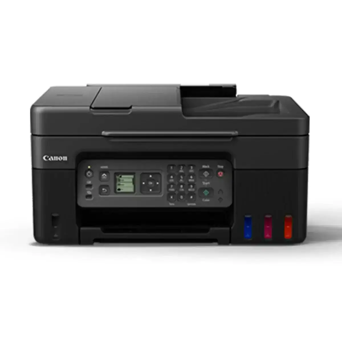 Canon PIXMA MegaTank G4770 color printer. Multifunction: print, scan, copy, fax. Wireless, USB, ADF. Ideal for home or office.