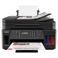 Canon PIXMA MegaTank G7070 A4 Ink Tank Colour Multifunction Printer | 13.0 IPM (black) / 6.8 IPM (Colour) | USB 2.0, Ethernet, Wireless or Wi-Fi | Print, Copy, Scan, Fax and ADF | 1 Year Printer image 3