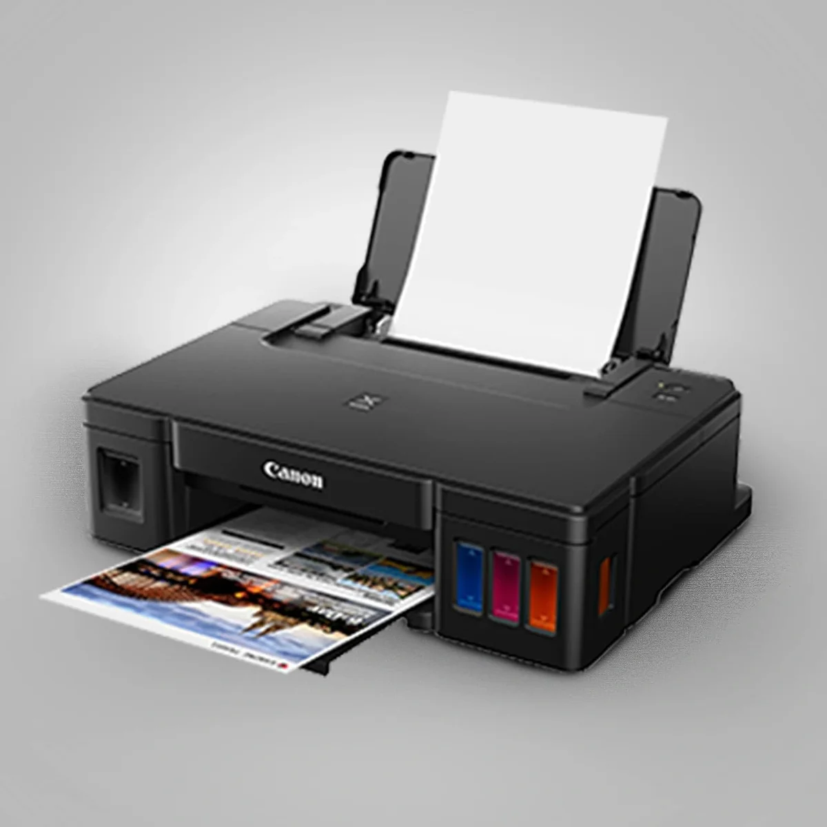 Canon PIXMA MegaTank G1010 Single Function Ink Tank Colour Printer with USB Connectivity, Low-Cost Printing, 1 Year Warranty image 4