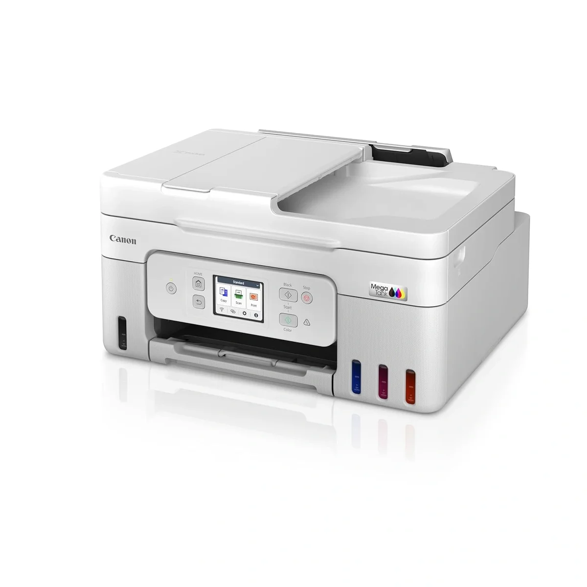 Canon PIXMA MegaTank G4780 All-in-One Ink Tank Colour Printer with Duplex Printing, 11 ipm (Black), 6 ipm (Colour), ADF, Wi-Fi, Scan, Copy & 2 Years Warranty image 2