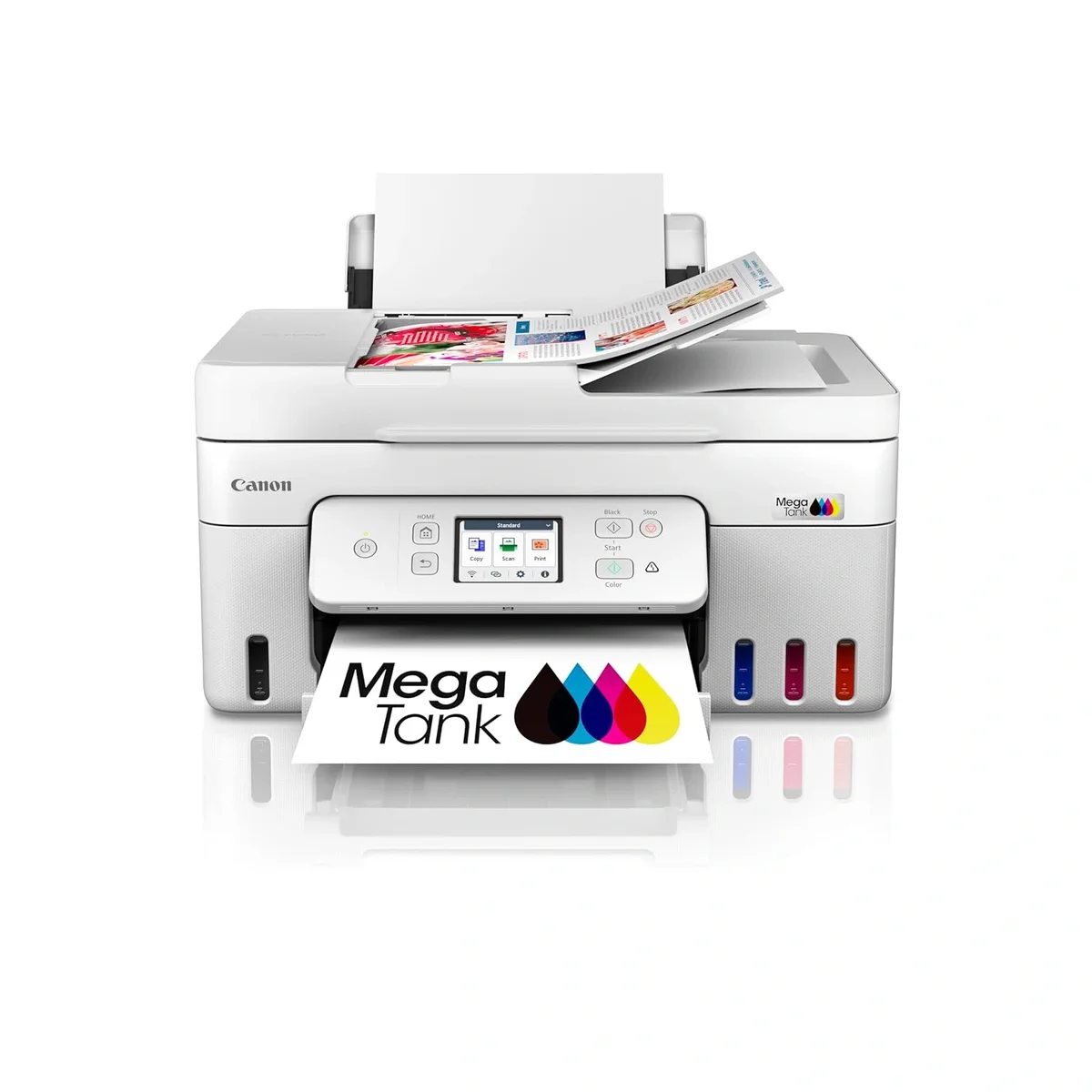 Canon PIXMA MegaTank G4780 All-in-One Ink Tank Colour Printer with Duplex Printing, 11 ipm (Black), 6 ipm (Colour), ADF, Wi-Fi, Scan, Copy & 2 Years Warranty image 4