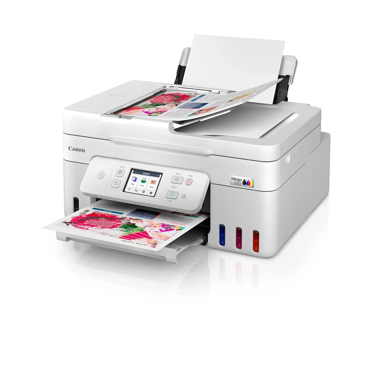Canon PIXMA MegaTank G4780 All-in-One Ink Tank Colour Printer with Duplex Printing, 11 ipm (Black), 6 ipm (Colour), ADF, Wi-Fi, Scan, Copy & 2 Years Warranty image 5