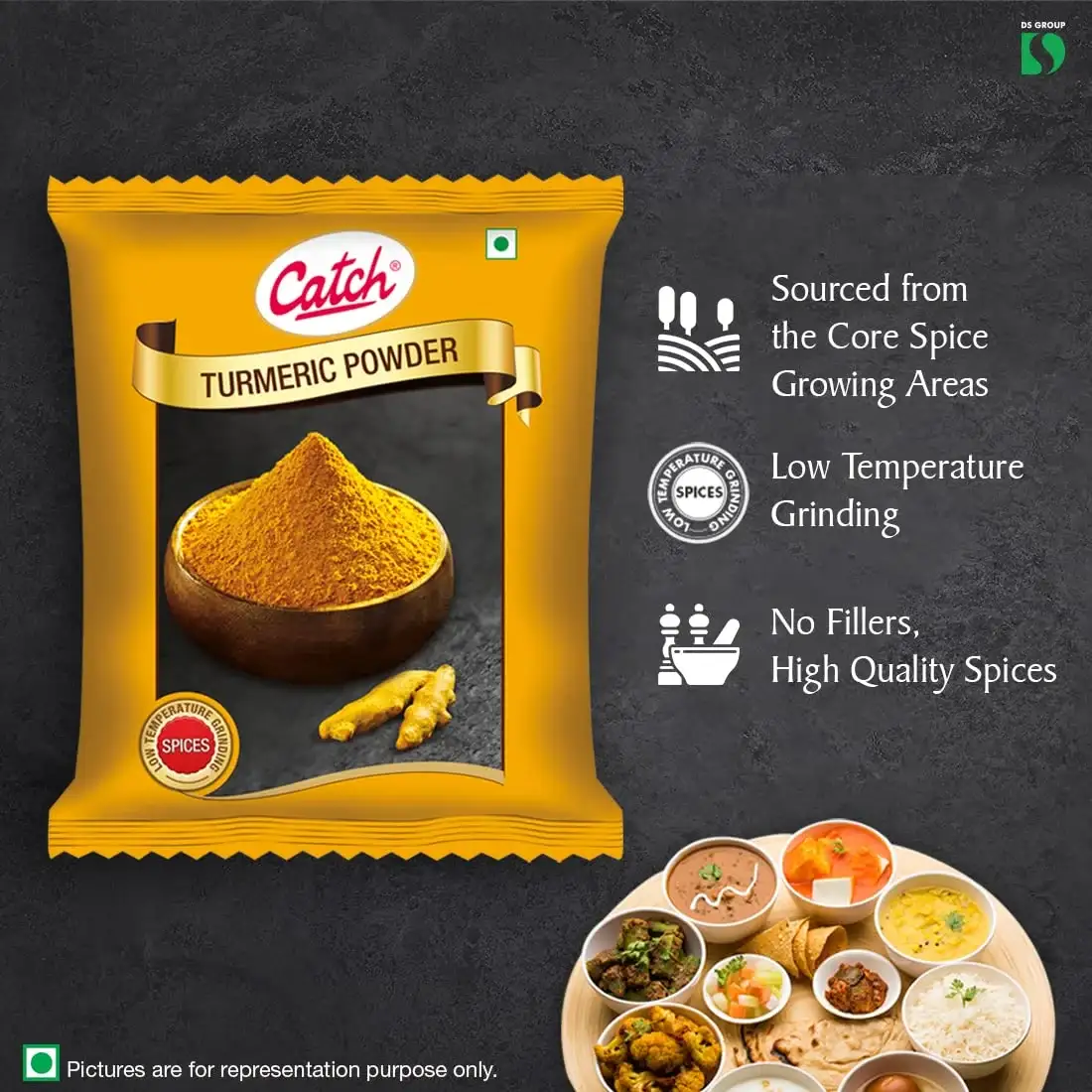 Catch Turmeric Powder (Haldi Powder) 500g image 3