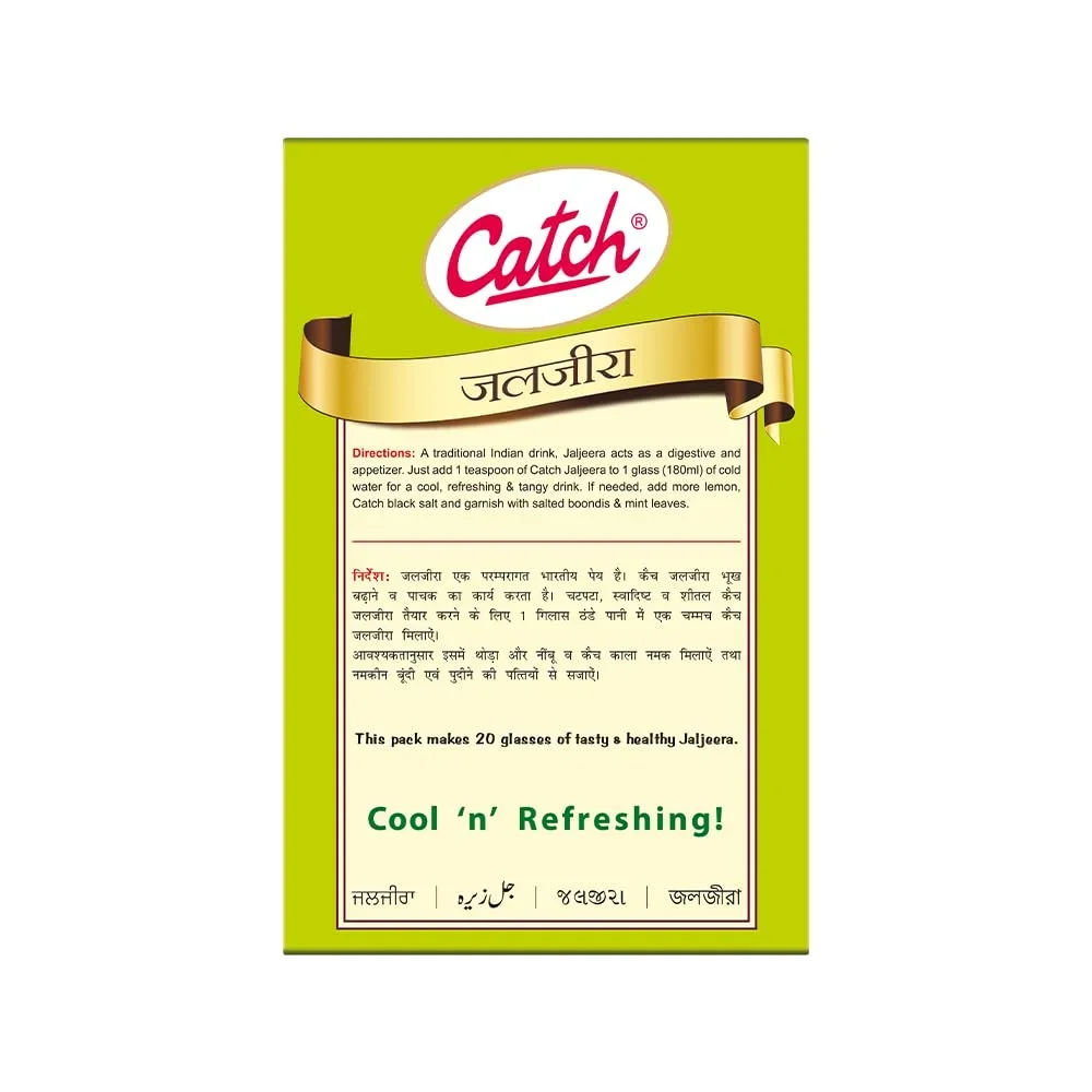 Catch Jal Jeera Masala – 100g Carton for Traditional Indian Drinks image 2