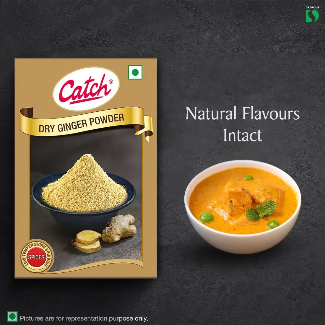  Catch Dry Ginger Powder | Sonth/Dry Adrak Powder 90 gram image 2