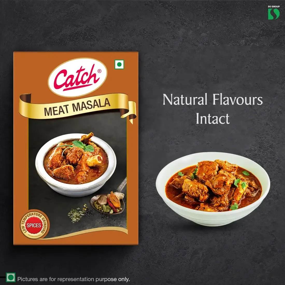 Catch Mutton Masala – Aromatic 100g Carton for Meat Curries image 4