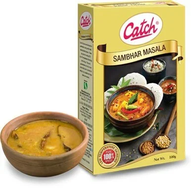 Here are SEO-friendly header/title options for CATCH Spices Sambhar Masala – 100g Carton: image 2